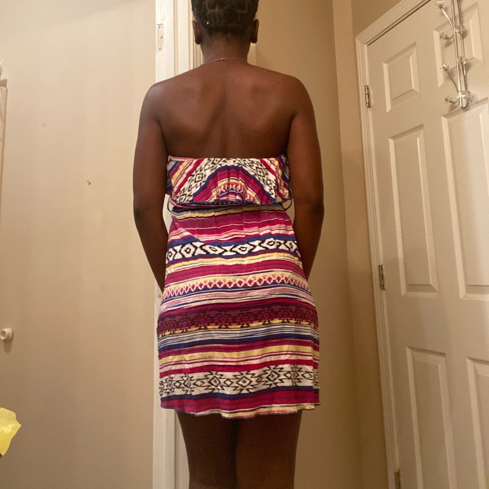 Aztec Strapless Dress - Picture 2 of 2